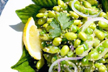 Zesty Edamame Salad with Refreshing Cilantro Lime Twist
