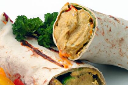 Wholesome Vegan Protein Wraps with Hummus & Roasted Veggies