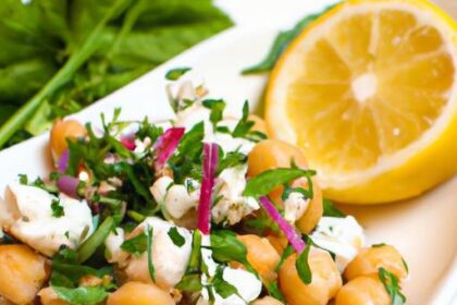 Fresh & Zesty Tzatziki Chickpea Salad: A Flavorful Twist