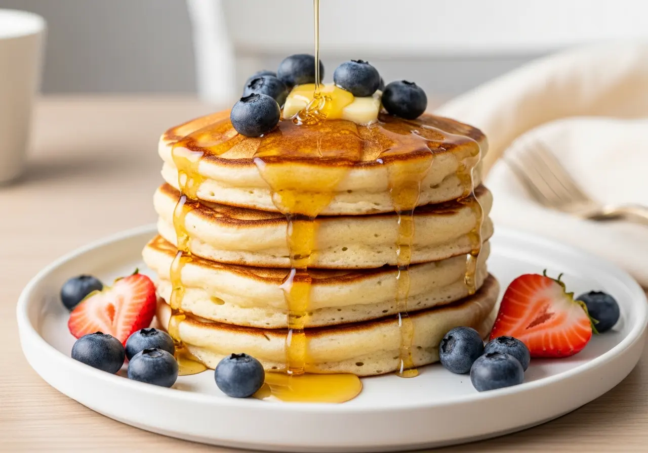 Fluffy Greek Yogurt Pancakes