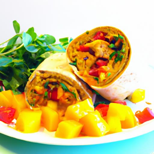 Wholesome Vegan Protein Wraps with Hummus & Roasted Veggies