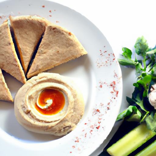 Wholesome Gluten-Free‌ Flatbread with Creamy ⁣hummus Delight