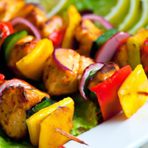 Vibrant Chicken Skewers: A Colorful Culinary Adventure