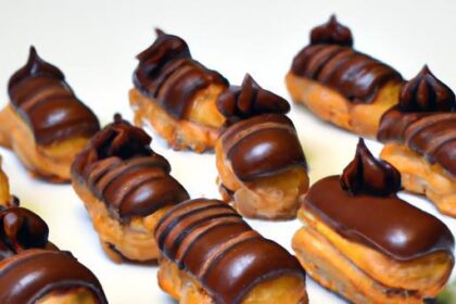 Bite-Sized Chocolate Éclairs: Mini Desserts, Big Delight