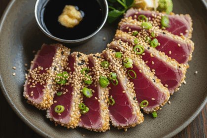 Sesame Crusted Tuna Tataki: A Flavorful Ocean Delight