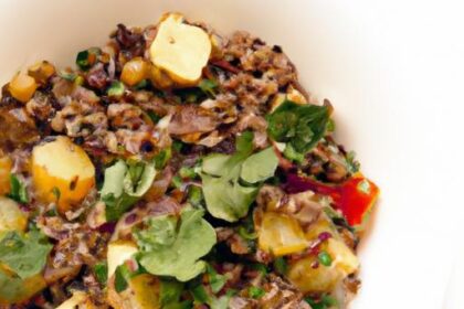 Nourish Your Day: Lentil Quinoa Bowl with Roasted Veggies