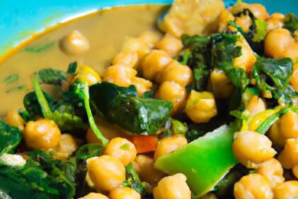 Wholesome Chickpea Spinach Curry: A Flavorful Vegan Delight