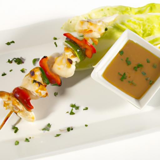 Savor the Flavor: Monkfish and Bell Pepper Skewers Delight