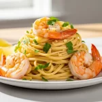 Shrimp Scampi with Linguine
