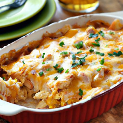 Cheesy Chicken Enchilada Casserole: A Flavorful Feast