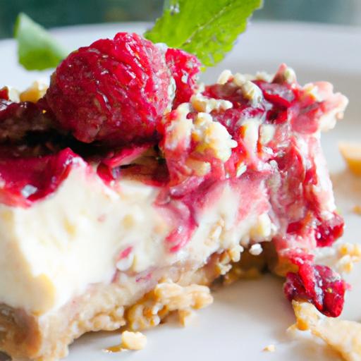 Delicious Raspberry Cheesecake bars ‌with Gluten-Free Crust