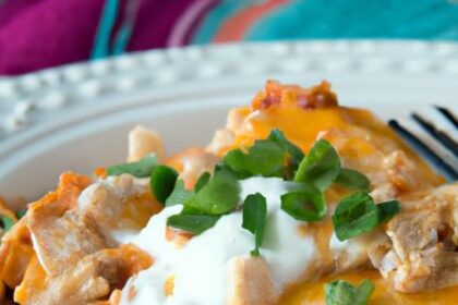 Cheesy Chicken Enchilada Casserole: A Flavorful Feast