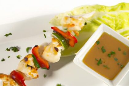 Savor the Flavor: Monkfish and Bell Pepper Skewers Delight