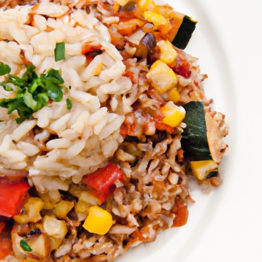 Wholesome Farro with Vibrant Roasted Vegetables Delight