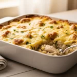 Comfort Meets Creamy: Chicken & Rice Casserole Delight