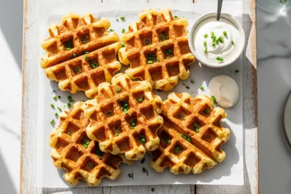 Crispy Potato Waffles Delicious