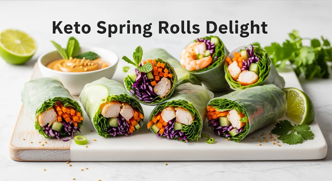Keto Spring Rolls Delight