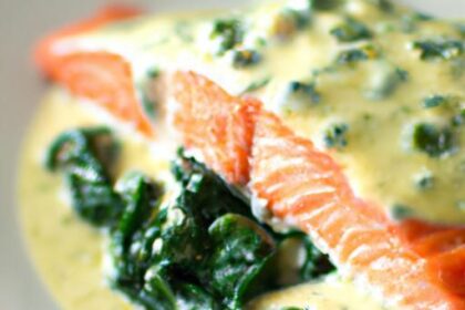 Creamy Spinach Salmon: A Flavorful, Nutritious Delight