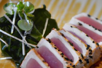 Savor the Flavors: Seared Tuna with Rice and Bok Choy Delight