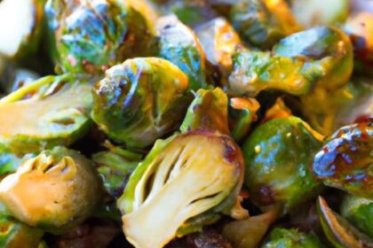 Tangy Balsamic Roasted Brussels Sprouts: A Crisp Delight