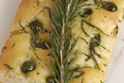 Savor the Flavors: Olive and Rosemary Focaccia Recipe