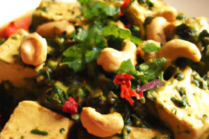 Vibrant Vegan Palak Paneer: Tofu Takes the Spotlight