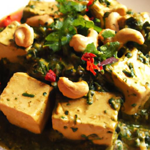 Vibrant Vegan Palak Paneer: Tofu Takes the Spotlight