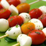 Fresh Caprese Skewers: Cherry Tomato & Mozzarella Delight