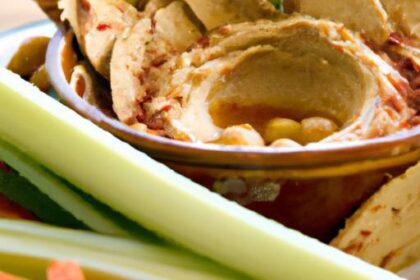 Crunchy Delights: Vegetable Chips Perfect with Creamy Hummus