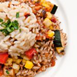 Wholesome Farro with Vibrant Roasted Vegetables Delight