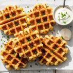 Crispy Potato Waffles Delicious