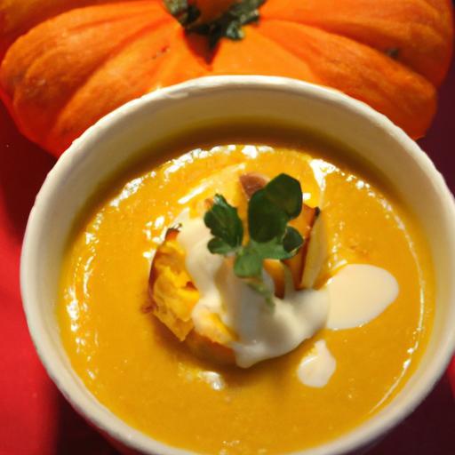 Velvety Pumpkin Soup with Coconut Milk: A Creamy Delight