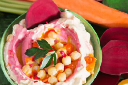 Beet Hummus Boost: A Vibrant Twist on a Classic Dip