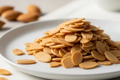 A Handful of Sliced Almonds