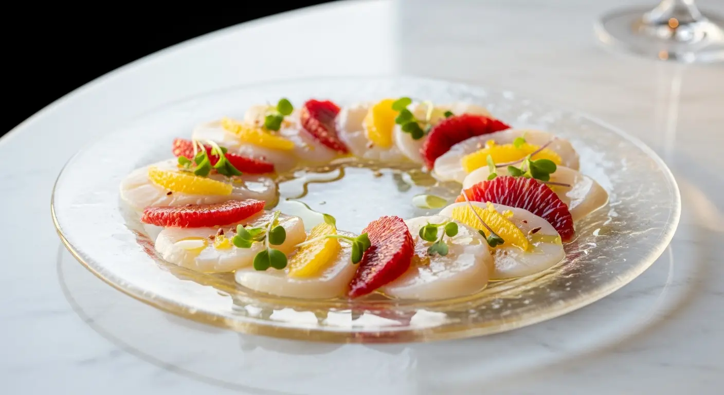 Citrus Scallop Carpaccio