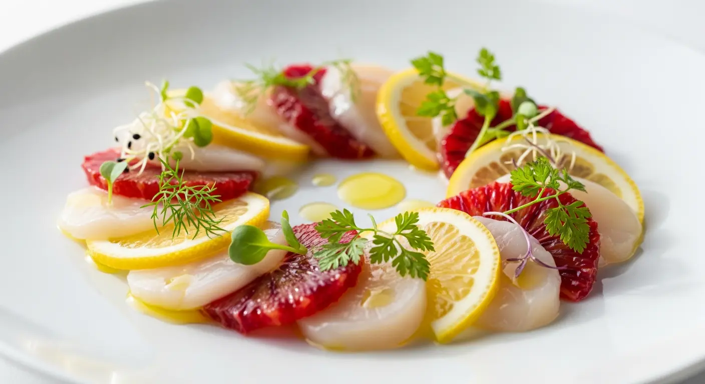 Citrus Scallop Carpaccio