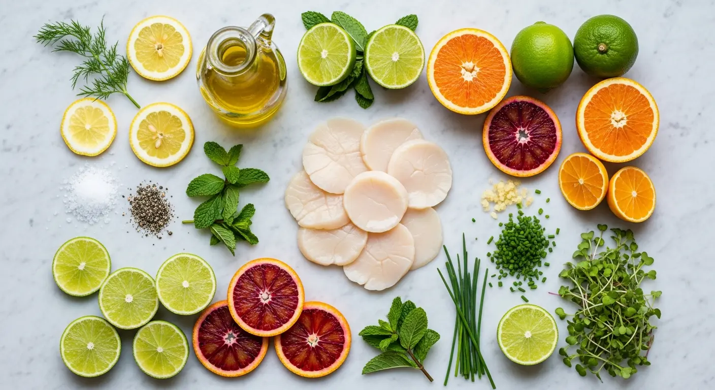 Citrus Scallop Carpaccio