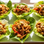 Crisp Asian Chicken Lettuce Wraps