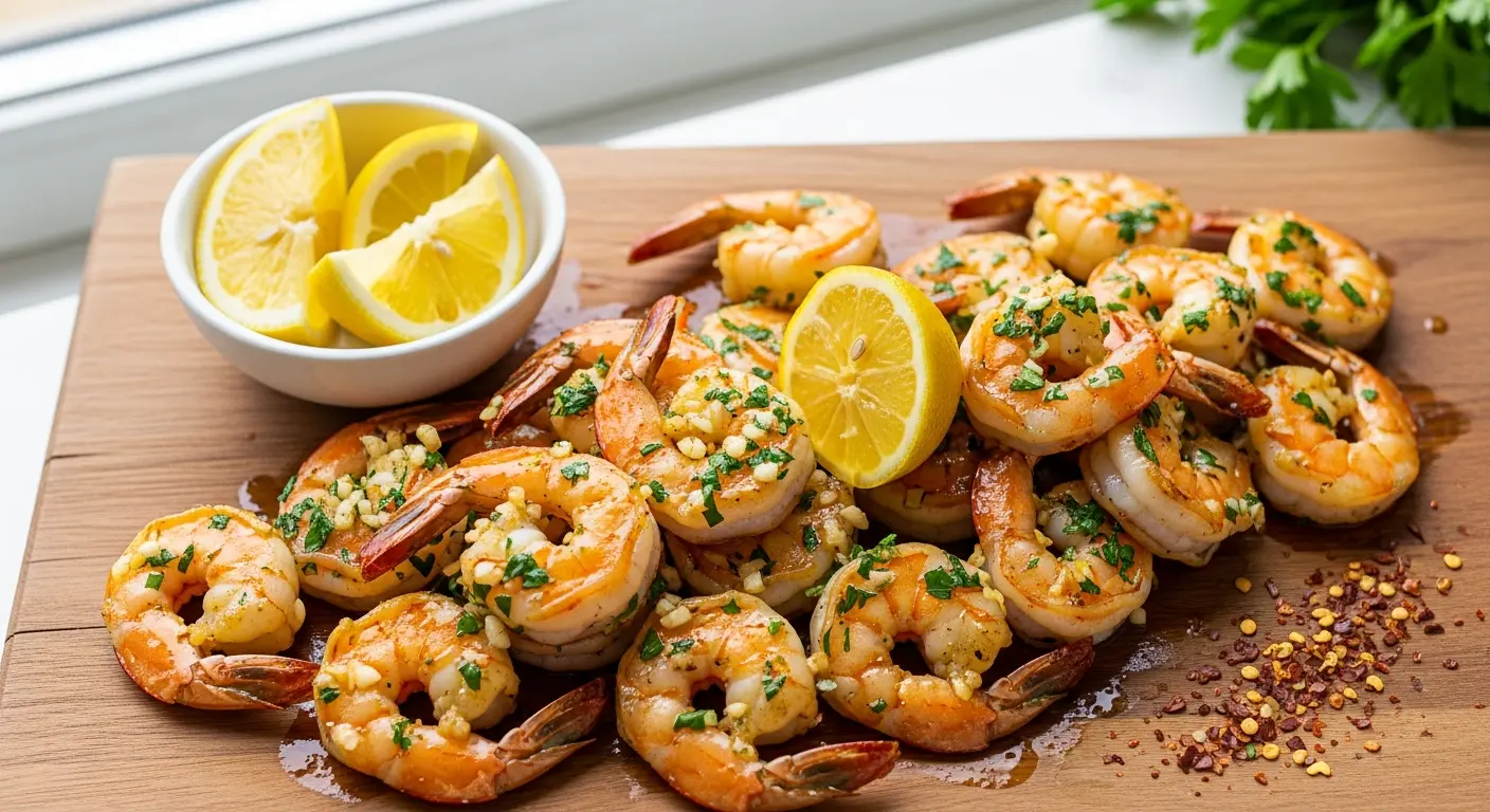 Garlic Parsley Sautéed Shrimp Delight