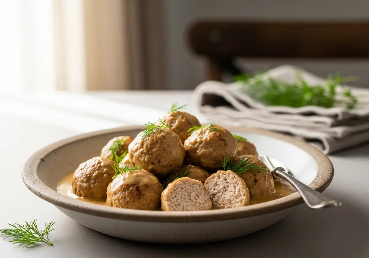 Keto Swedish Chicken Meatballs