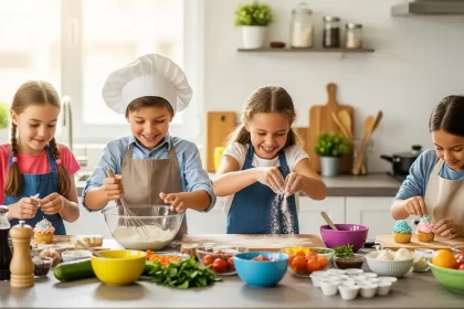 Kids Cooking Their Way to Joy