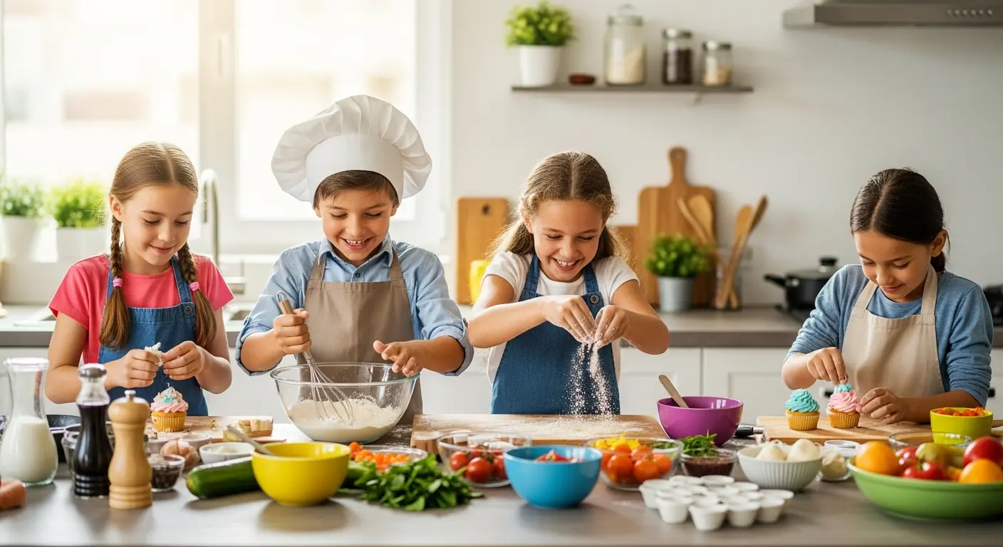Kids Cooking Their Way to Joy