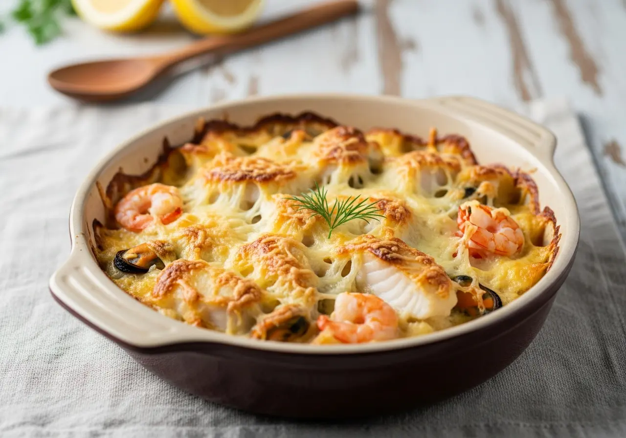 Mastering Fish and Seafood Gratin