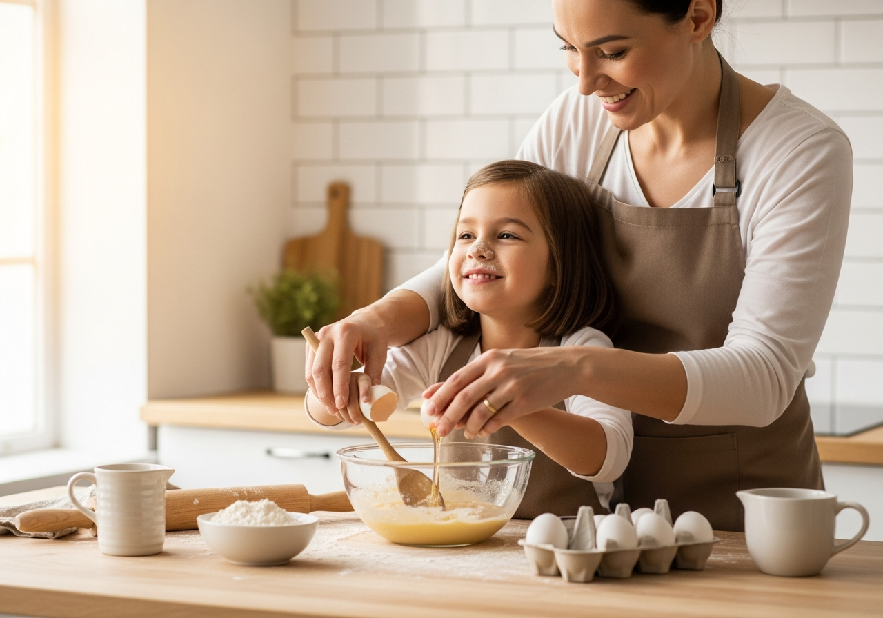 Parent-Child Cooking Moments