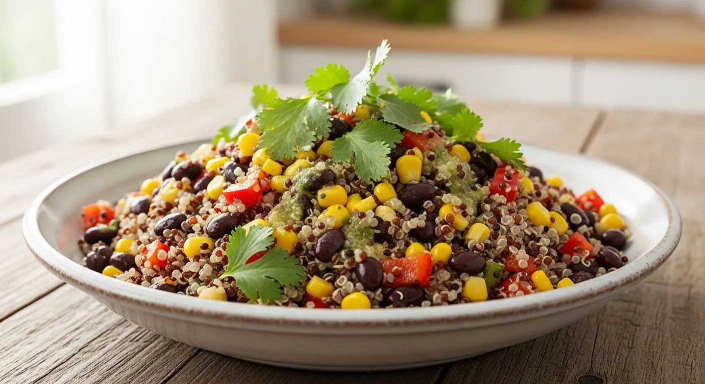 Quinoa Salad with Sweet Corn and Black Beans