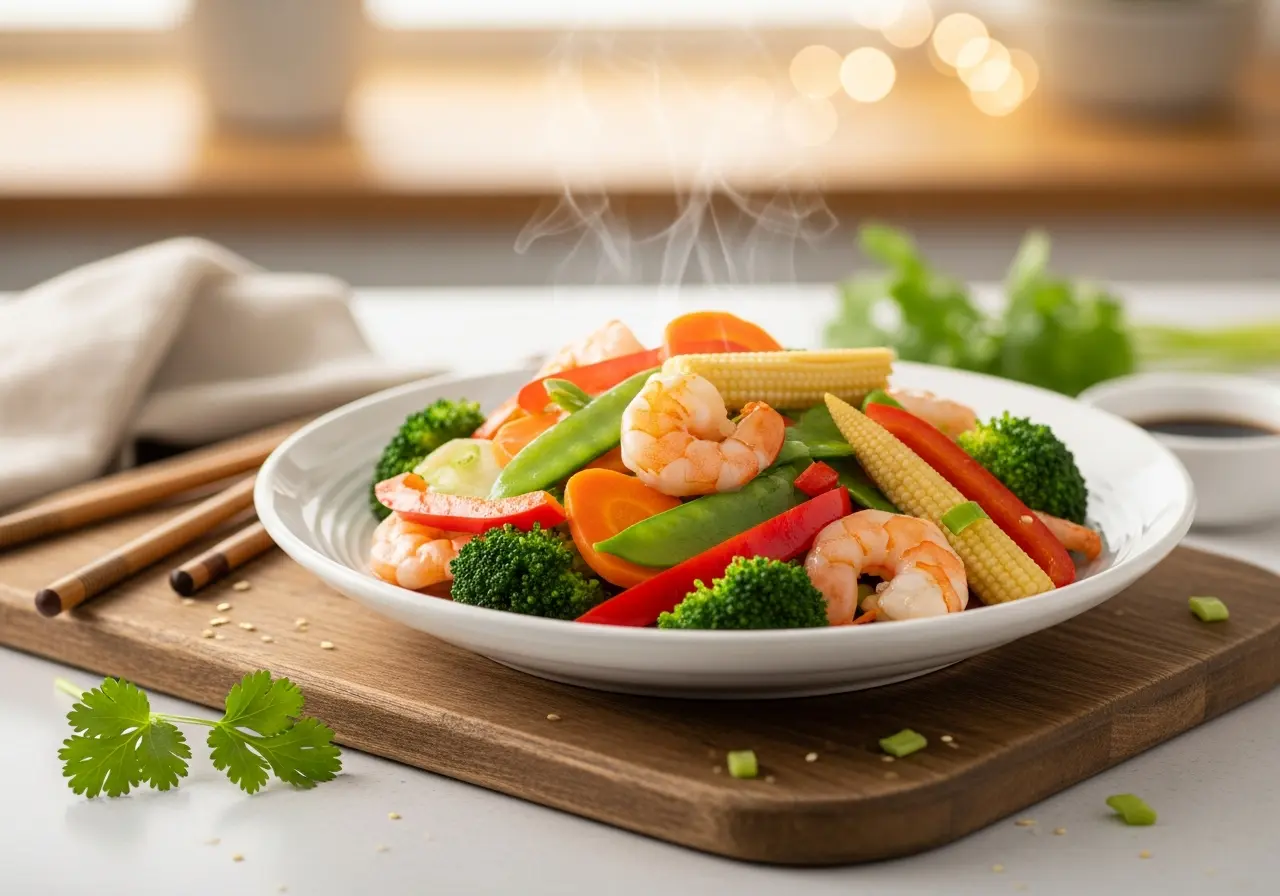 Shrimp Veggie Stir-Fry