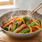 Sizzling Turkey Stir-Fry with Peppers