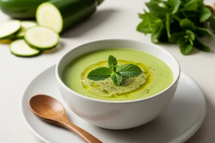 Zucchini Mint Soup