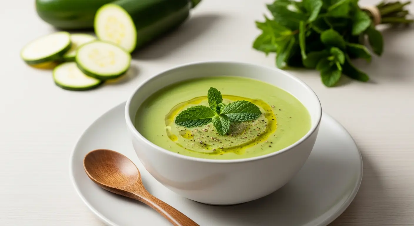Zucchini Mint Soup