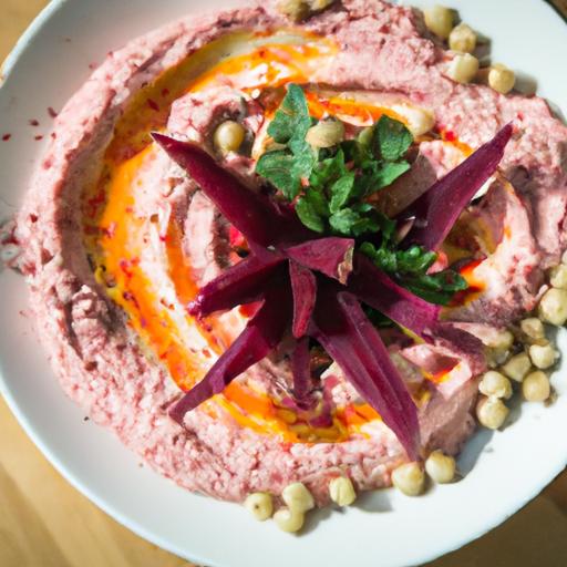 Beet Hummus Boost: A Vibrant Twist on a Classic Dip